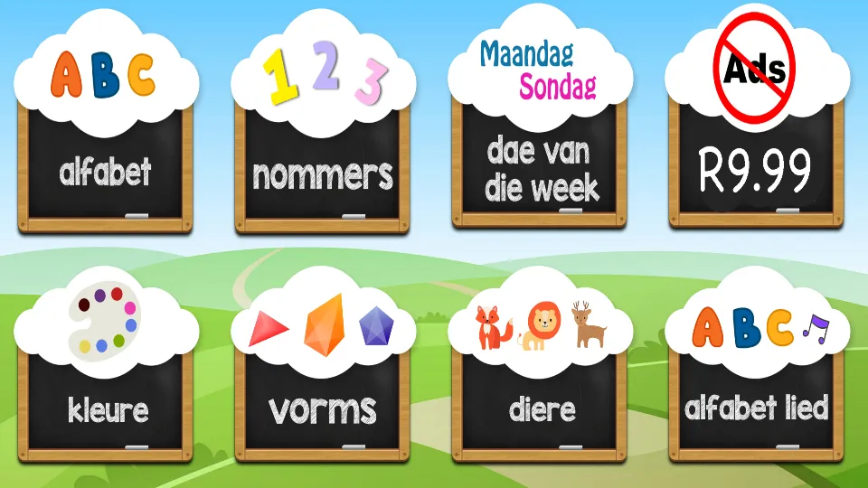 ABC Kinder Pret in Afrikaans | Indus Appstore | Screenshot