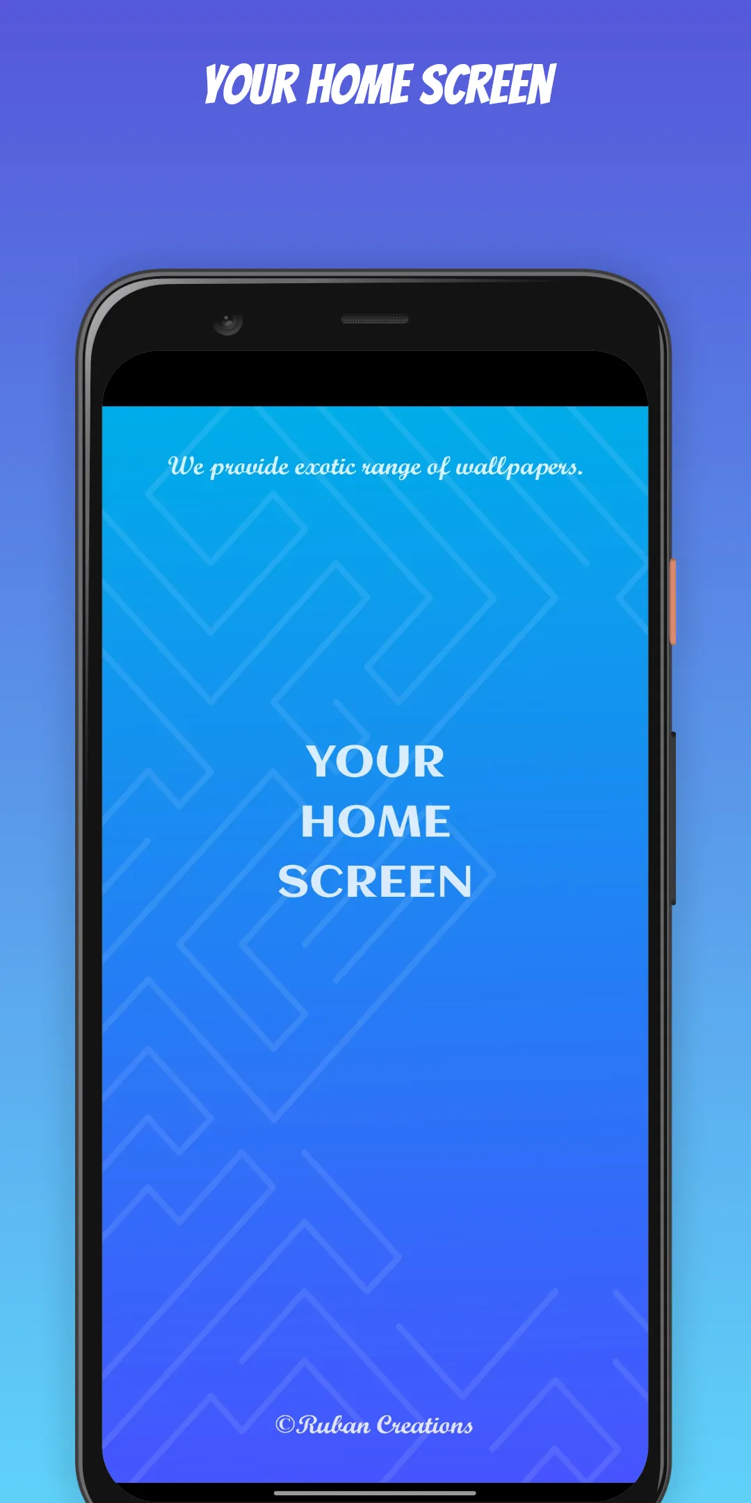 Home Screen - A wallpaper app | Indus Appstore | Screenshot