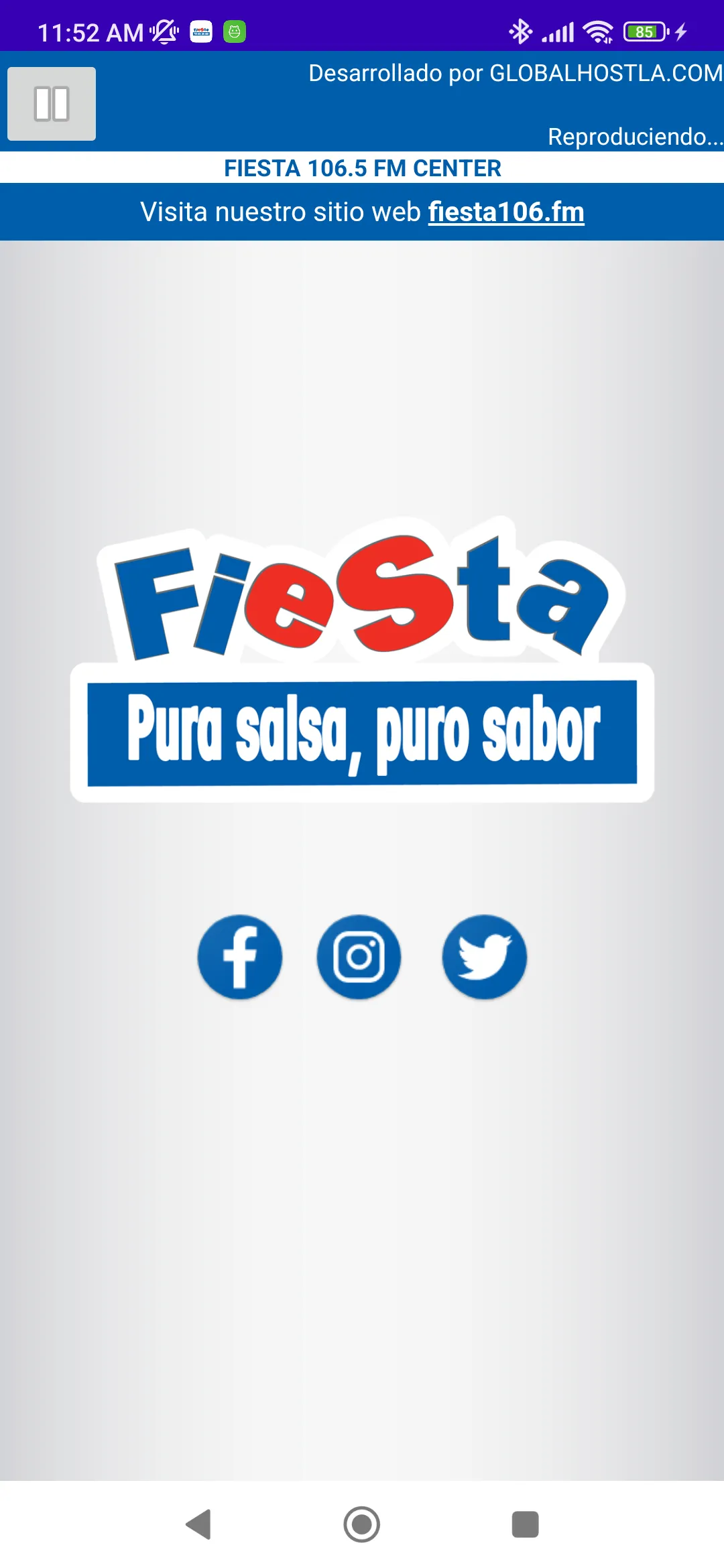 FIESTA 106.5 FM CENTER | Indus Appstore | Screenshot