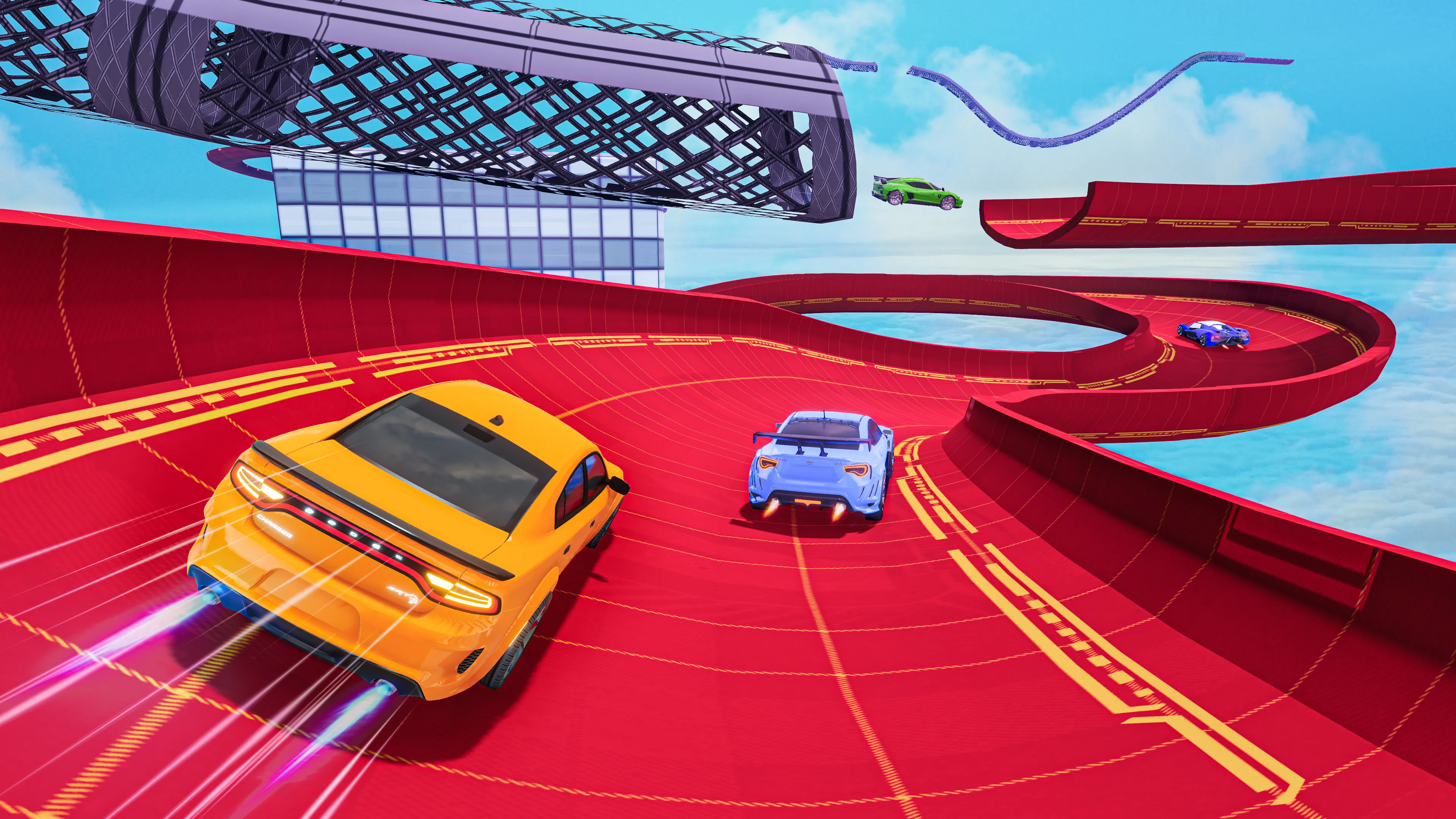 Real Rush Racing lightning car | Indus Appstore | Screenshot