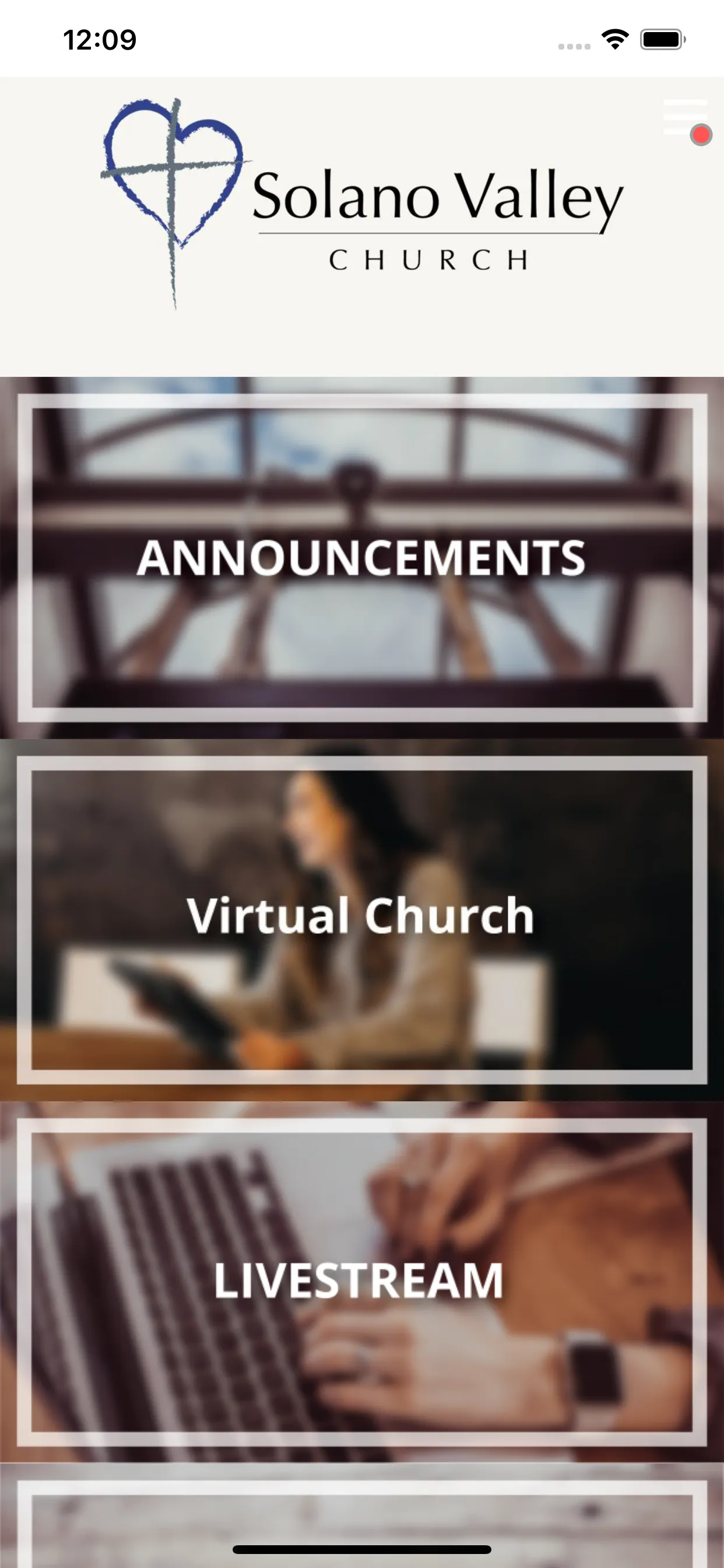 Solano Valley Church App | Indus Appstore | Screenshot