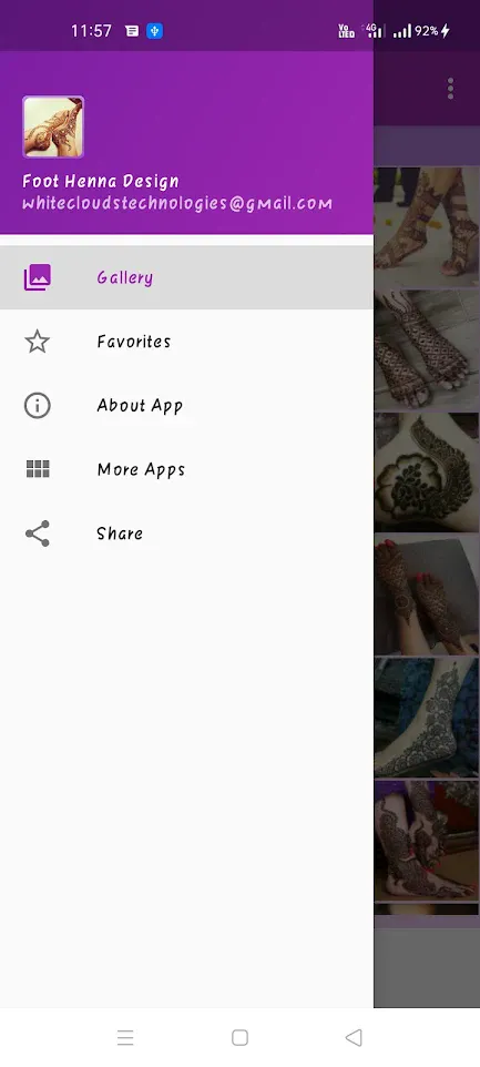 Foot Henna Design | Indus Appstore | Screenshot