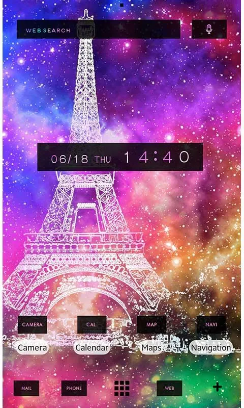 Paris Wallpaper-Space Eiffel- | Indus Appstore | Screenshot