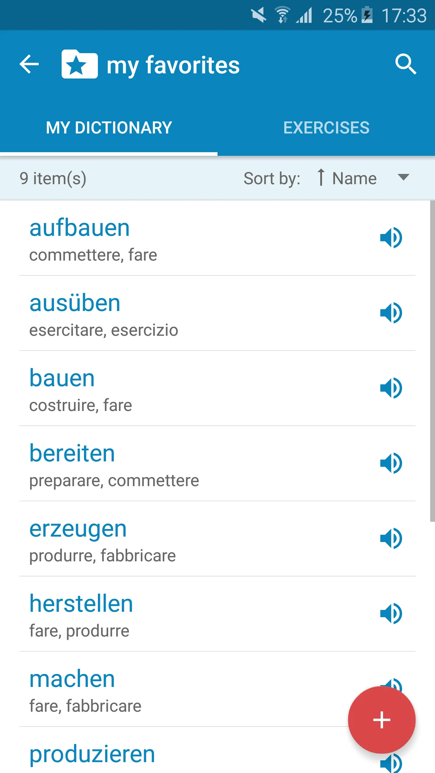 German-Italian Dictionary | Indus Appstore | Screenshot