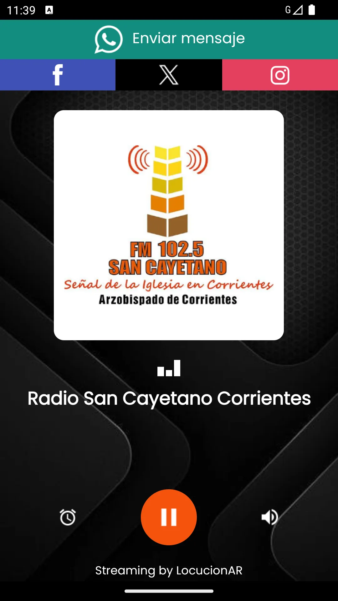 Radio San Cayetano Corrientes | Indus Appstore | Screenshot