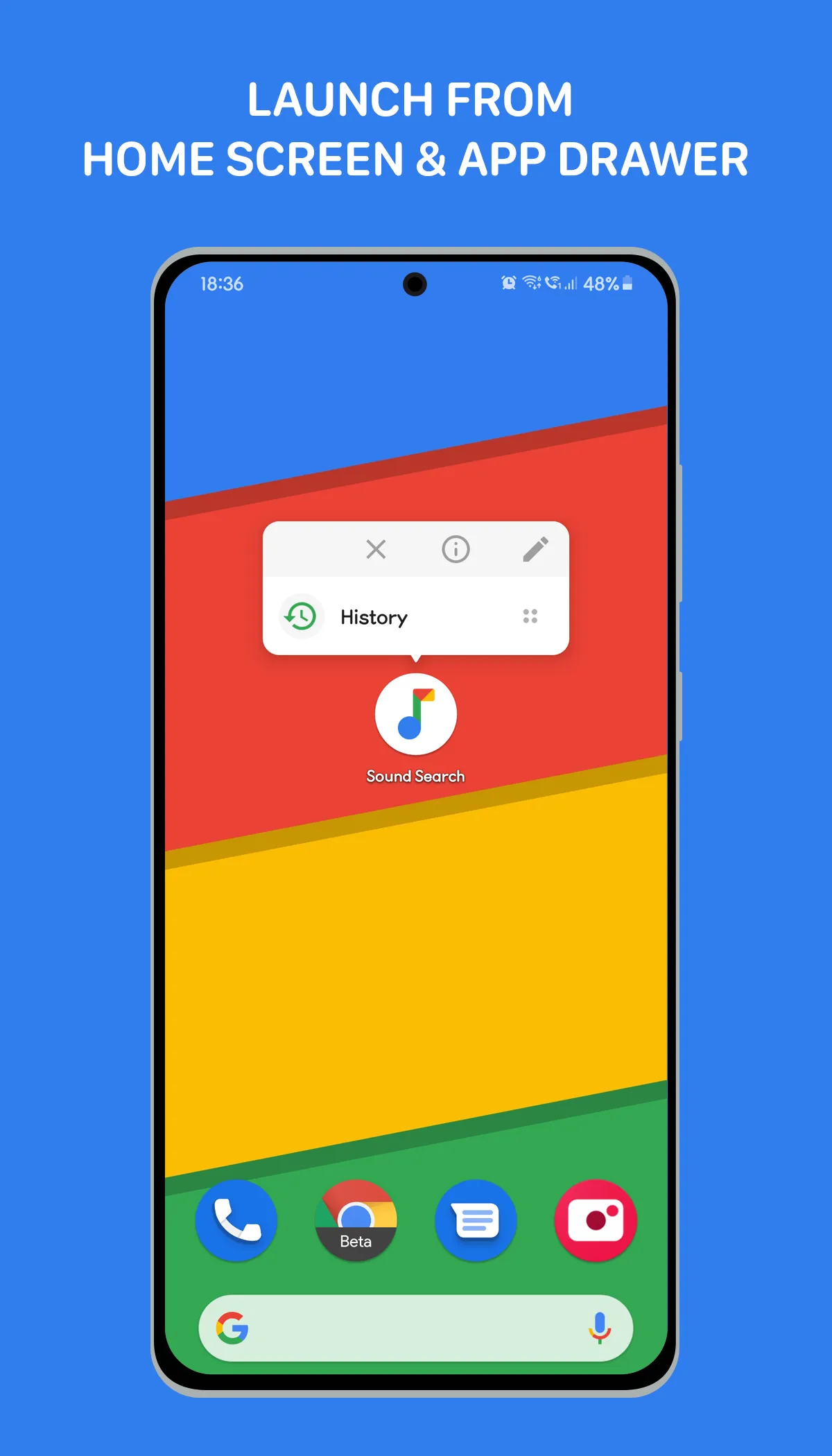 Shortcut for Google Sound Sear | Indus Appstore | Screenshot