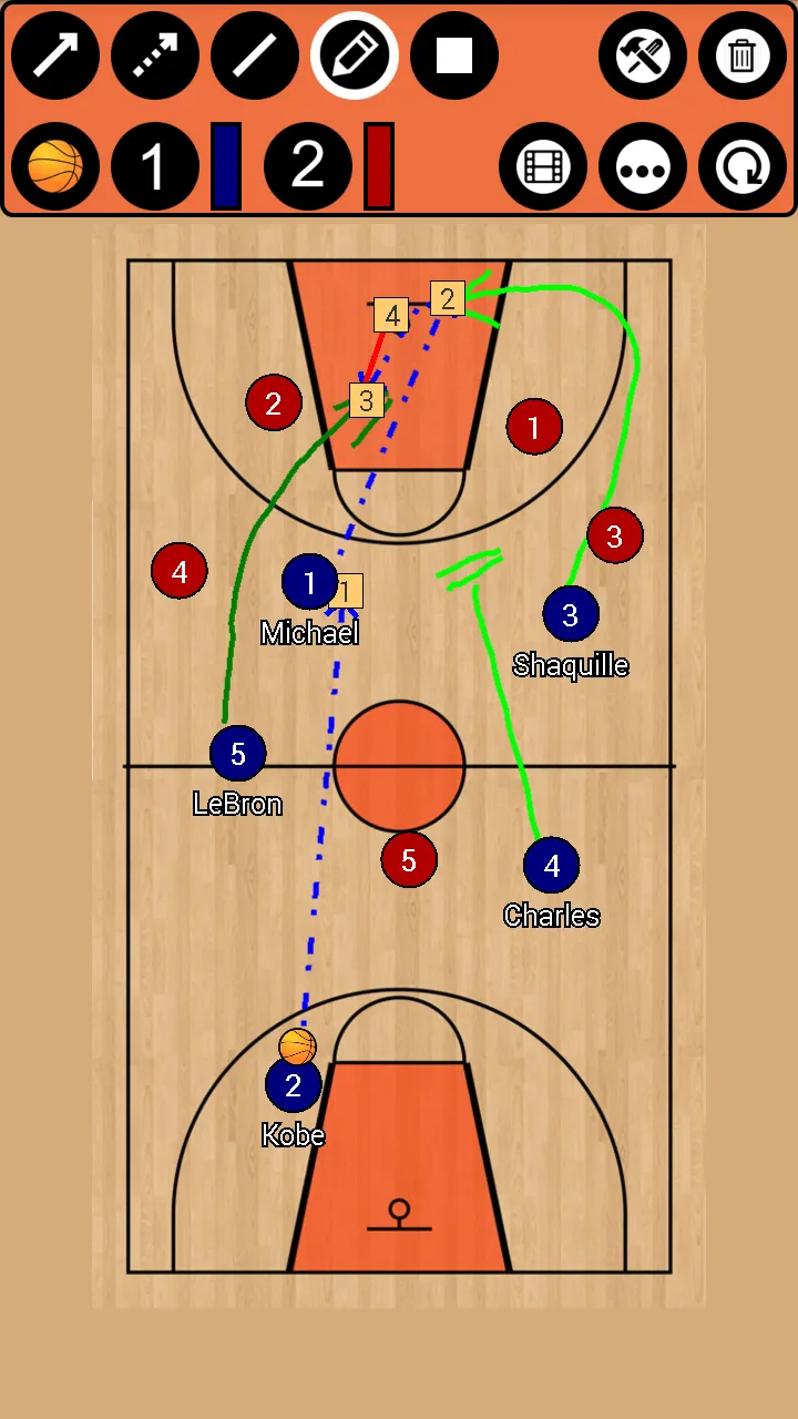 Basketball Tactic Board | Indus Appstore | Screenshot