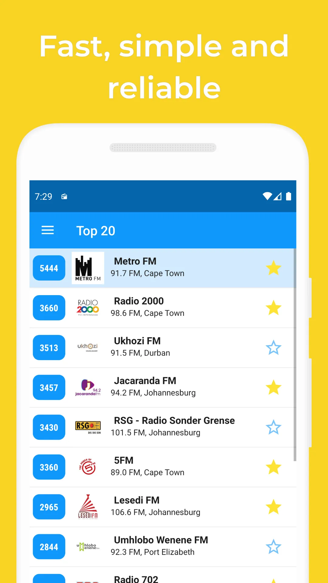 Radio South Africa FM - Online | Indus Appstore | Screenshot