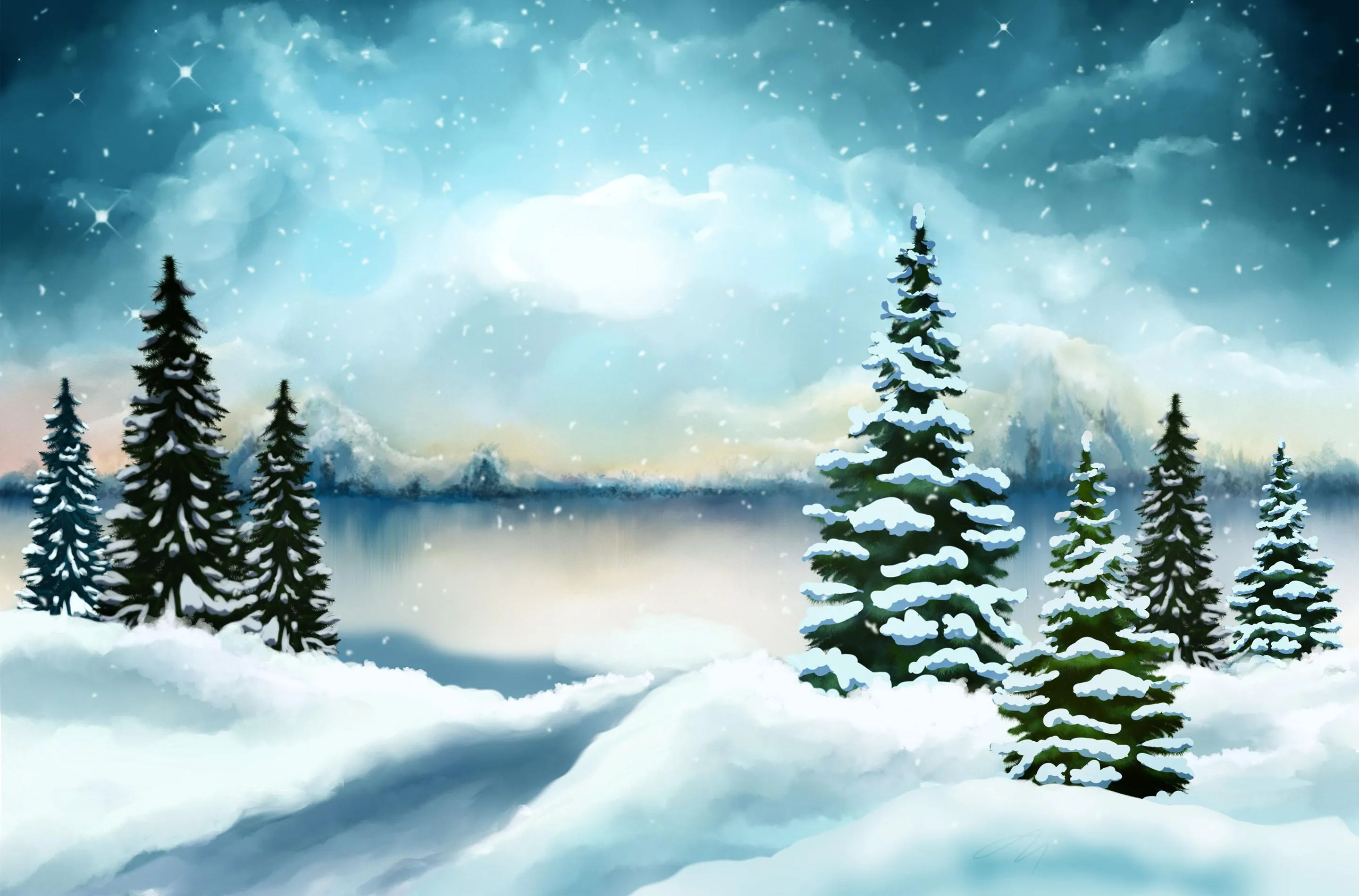 Snowy Winter Theme | Indus Appstore | Screenshot