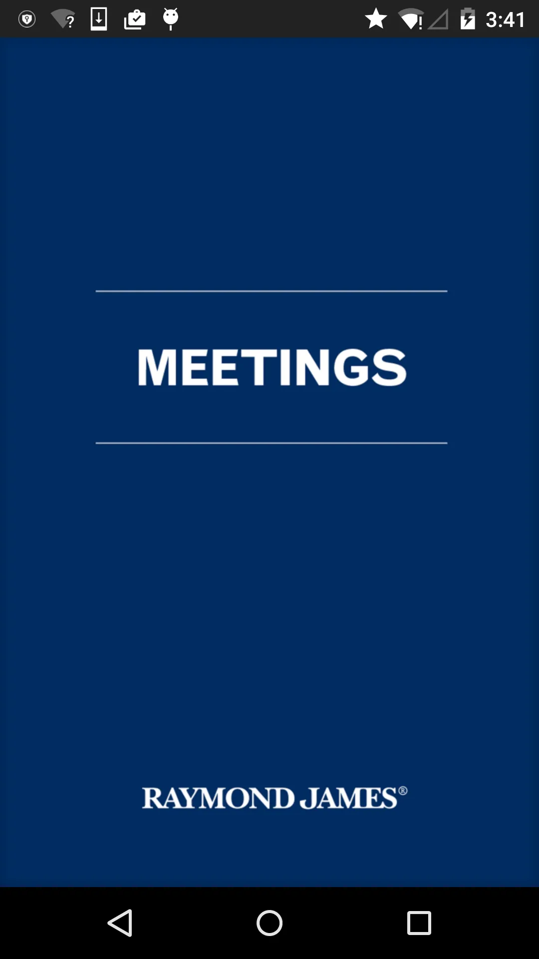 Raymond James Meetings | Indus Appstore | Screenshot