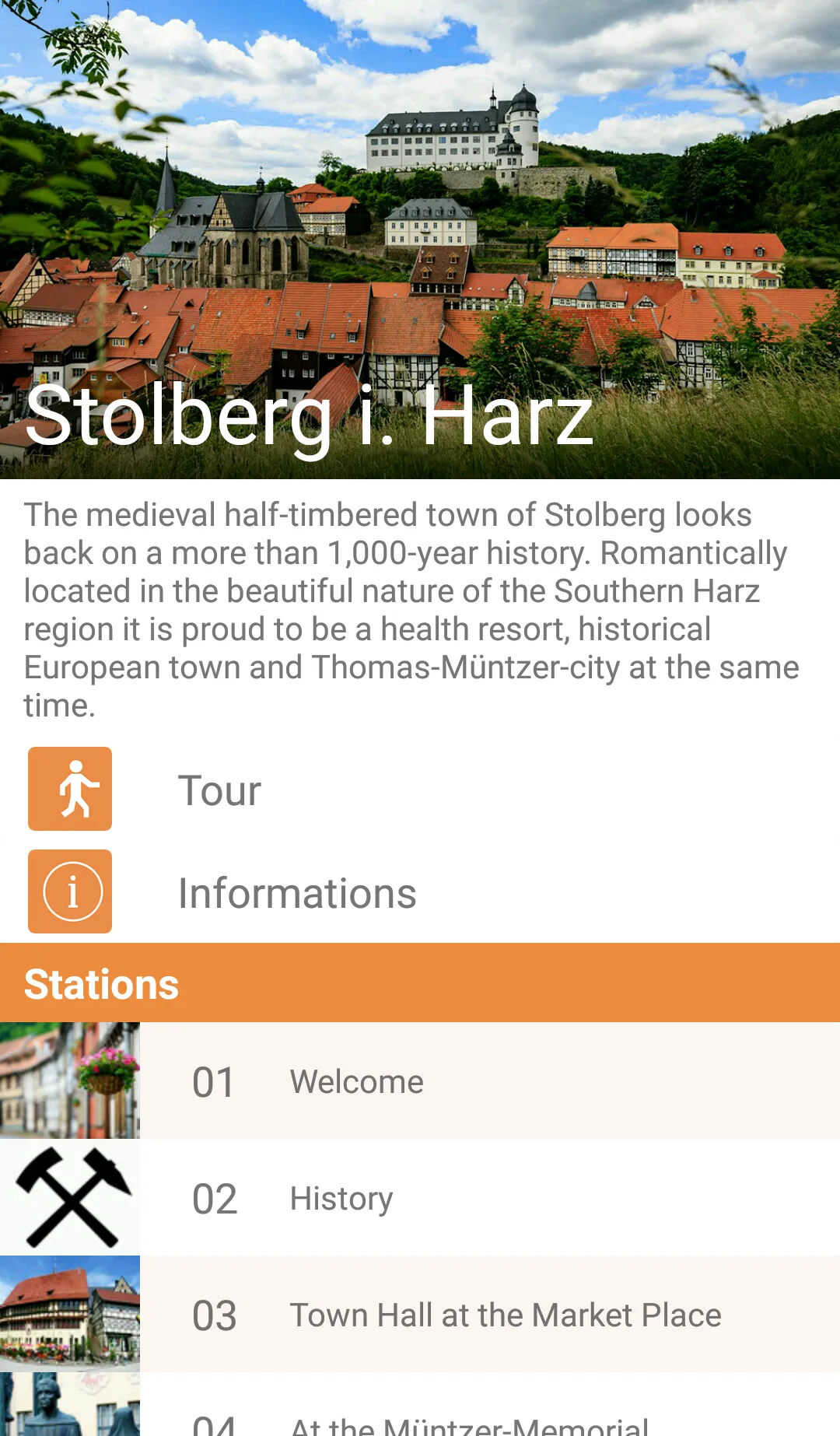 Audioguide Stolberg - en | Indus Appstore | Screenshot