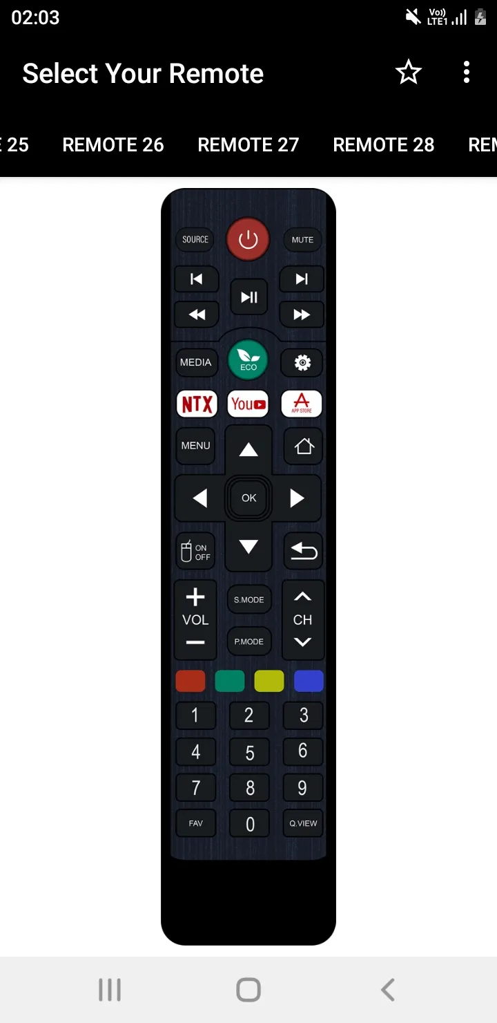 JVC TV Remote | Indus Appstore | Screenshot