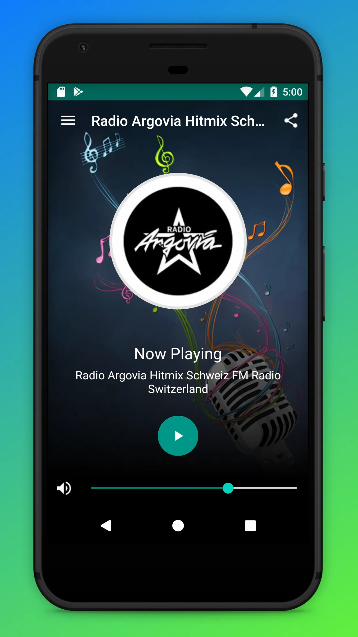 Argovia Hitmix Radio Schweiz | Indus Appstore | Screenshot