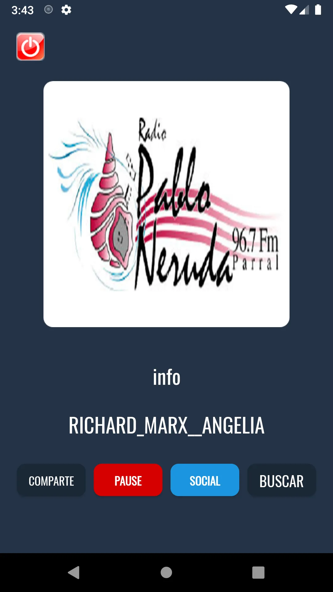 Radio Pablo Neruda Chile | Indus Appstore | Screenshot