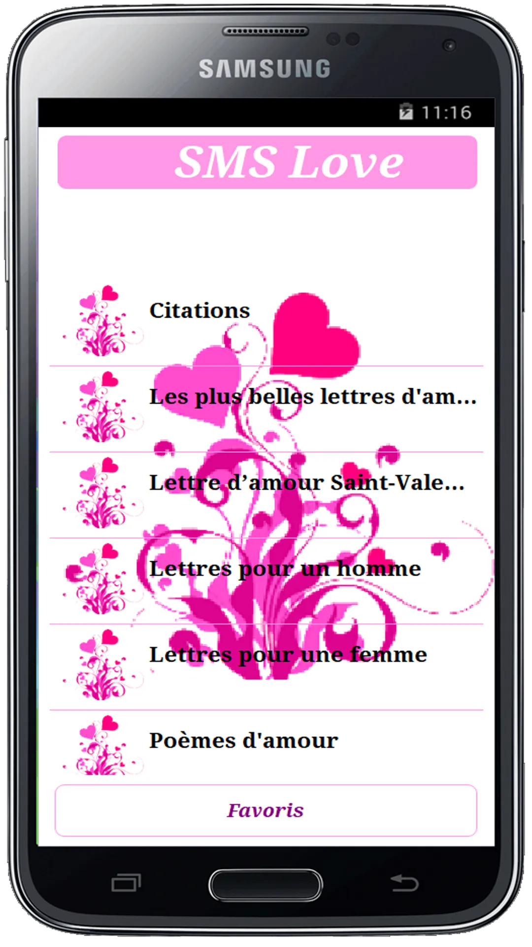 SMS Love, SMS Sentiment | Indus Appstore | Screenshot