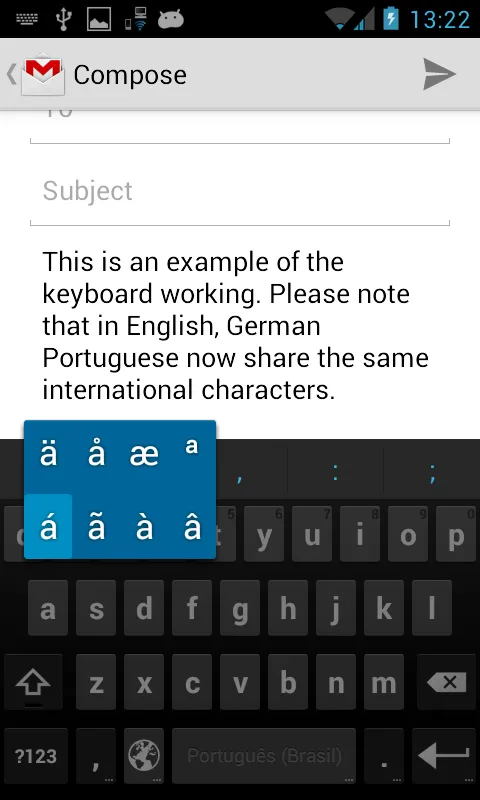 AOSP WiFi Keyboard | Indus Appstore | Screenshot