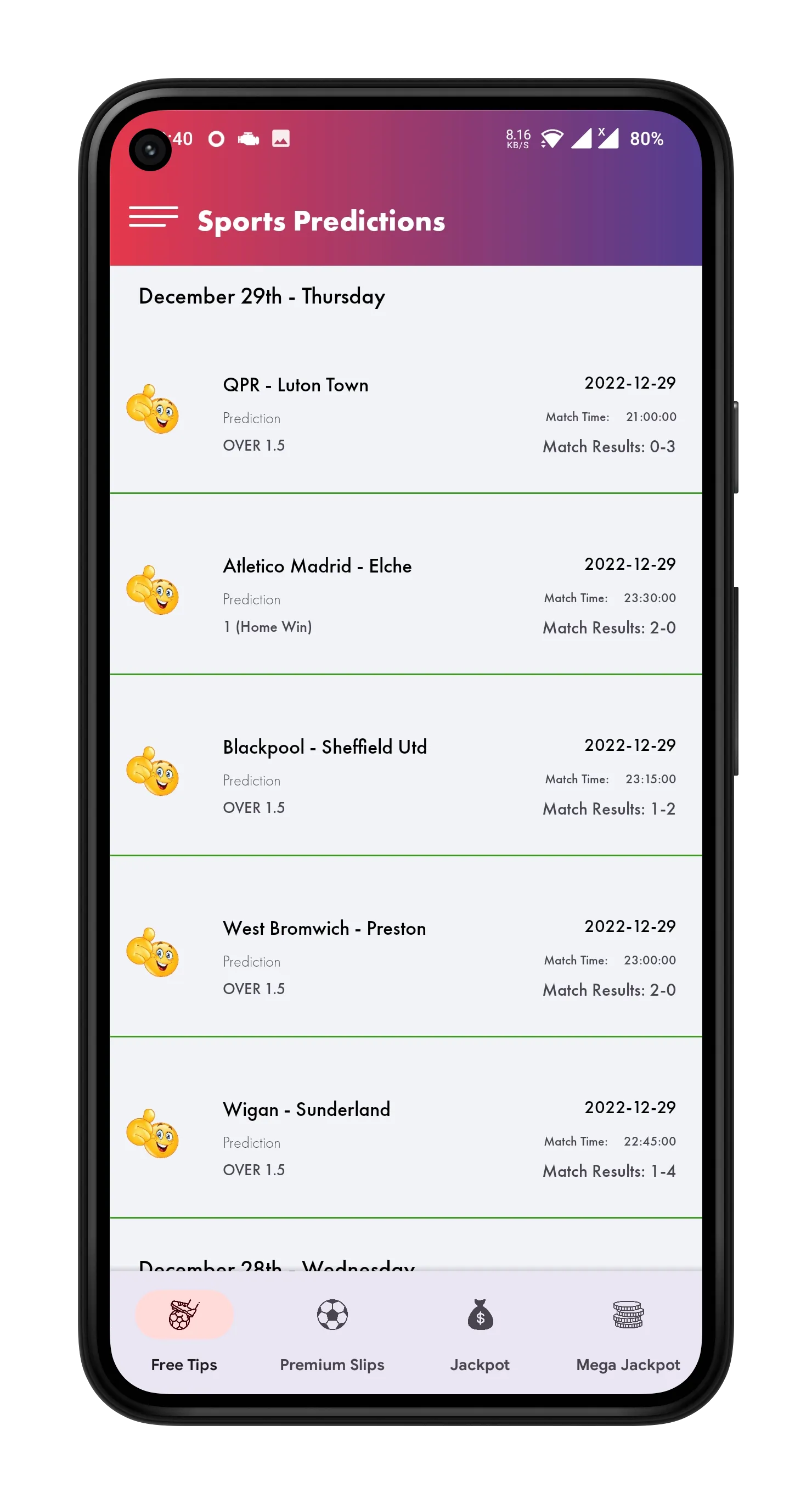 Sports Betting & Jackpot Tips | Indus Appstore | Screenshot