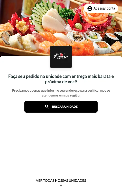 Kozan Sushi Delivery | Indus Appstore | Screenshot