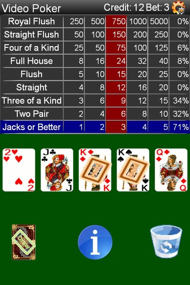 Video Poker | Indus Appstore | Screenshot