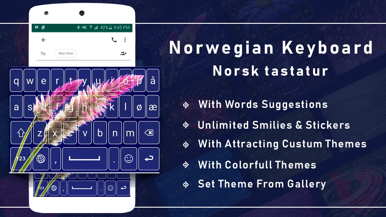 Norwegian Language Keyboard | Indus Appstore | Screenshot