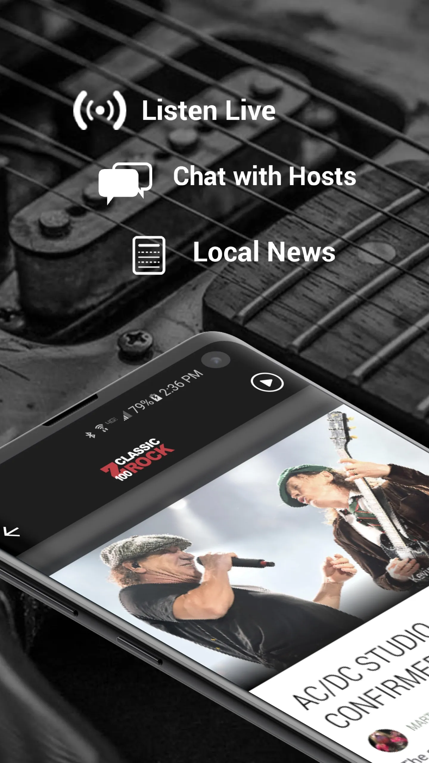 Z100 Classic Rock | Indus Appstore | Screenshot