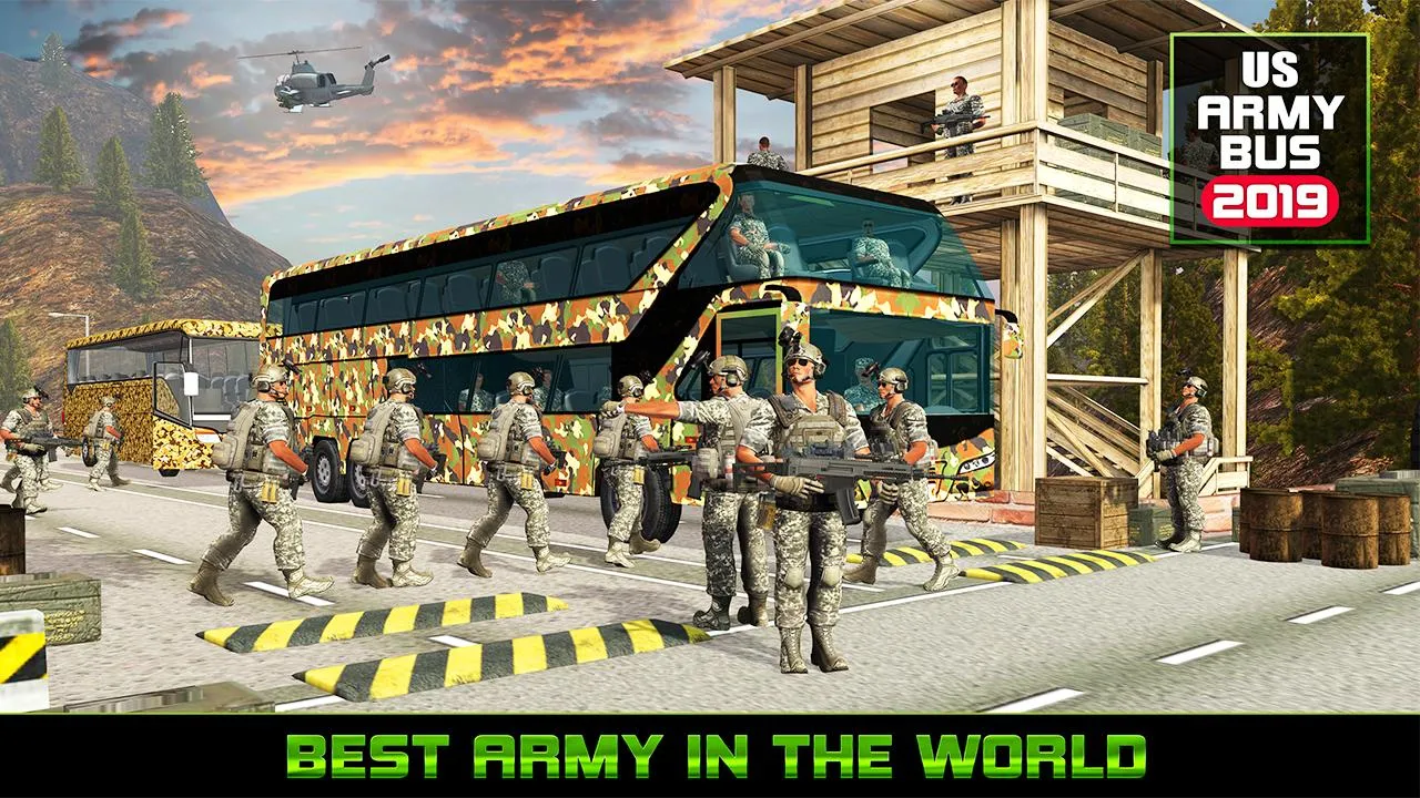 Offroad US Army Bus Transport | Indus Appstore | Screenshot