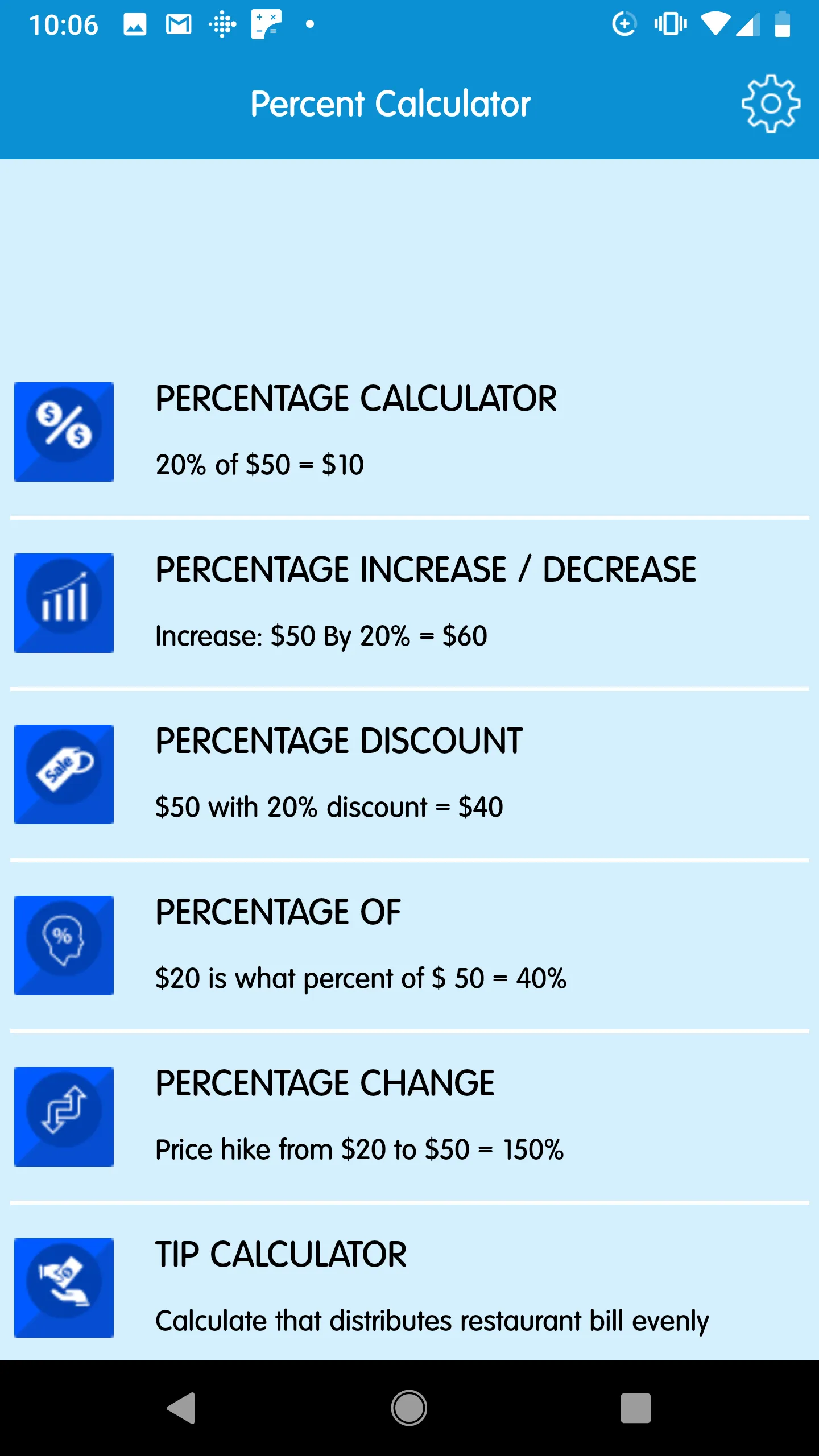 Percentage Calculator | Indus Appstore | Screenshot