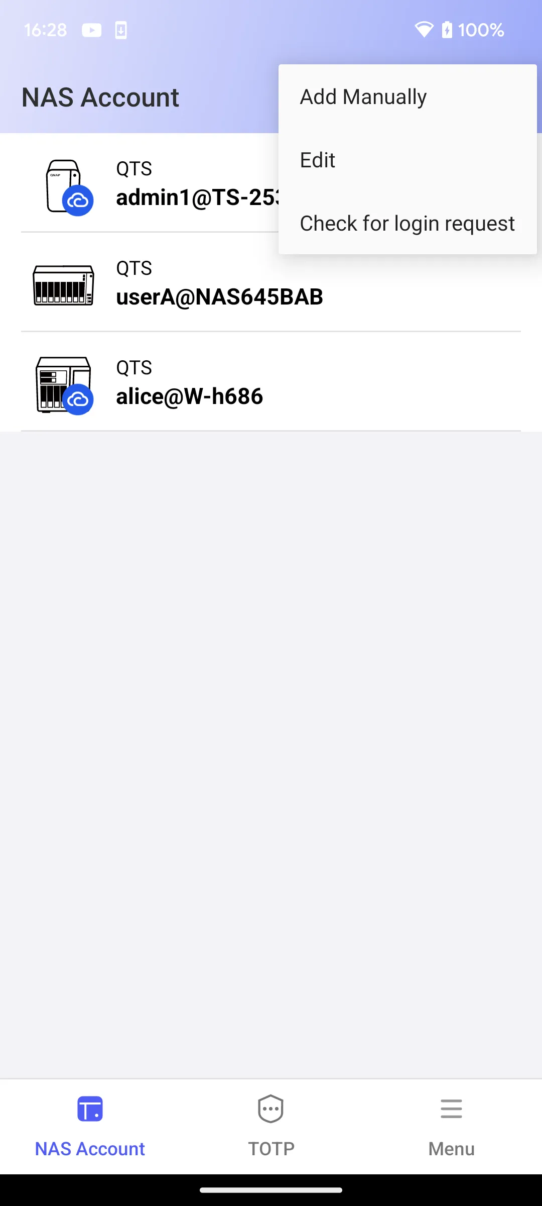 QNAP Authenticator | Indus Appstore | Screenshot