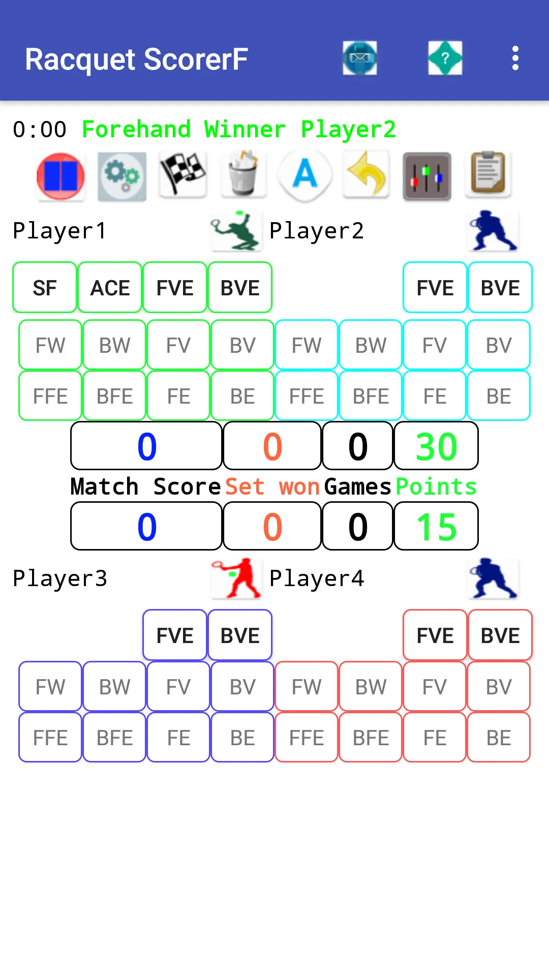 Racquet Match Scorer | Indus Appstore | Screenshot