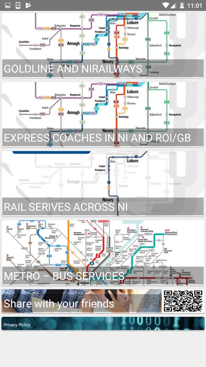 BELFAST METRO RAIL BUS MAP | Indus Appstore | Screenshot