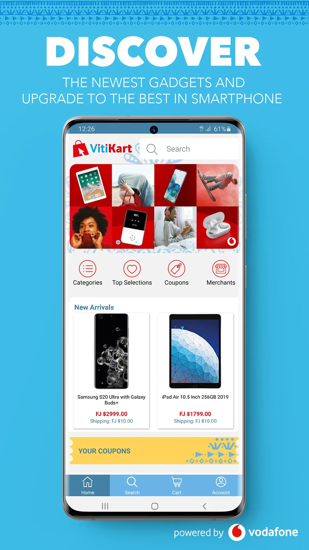 VitiKart - Vodafone Fiji's Onl | Indus Appstore | Screenshot