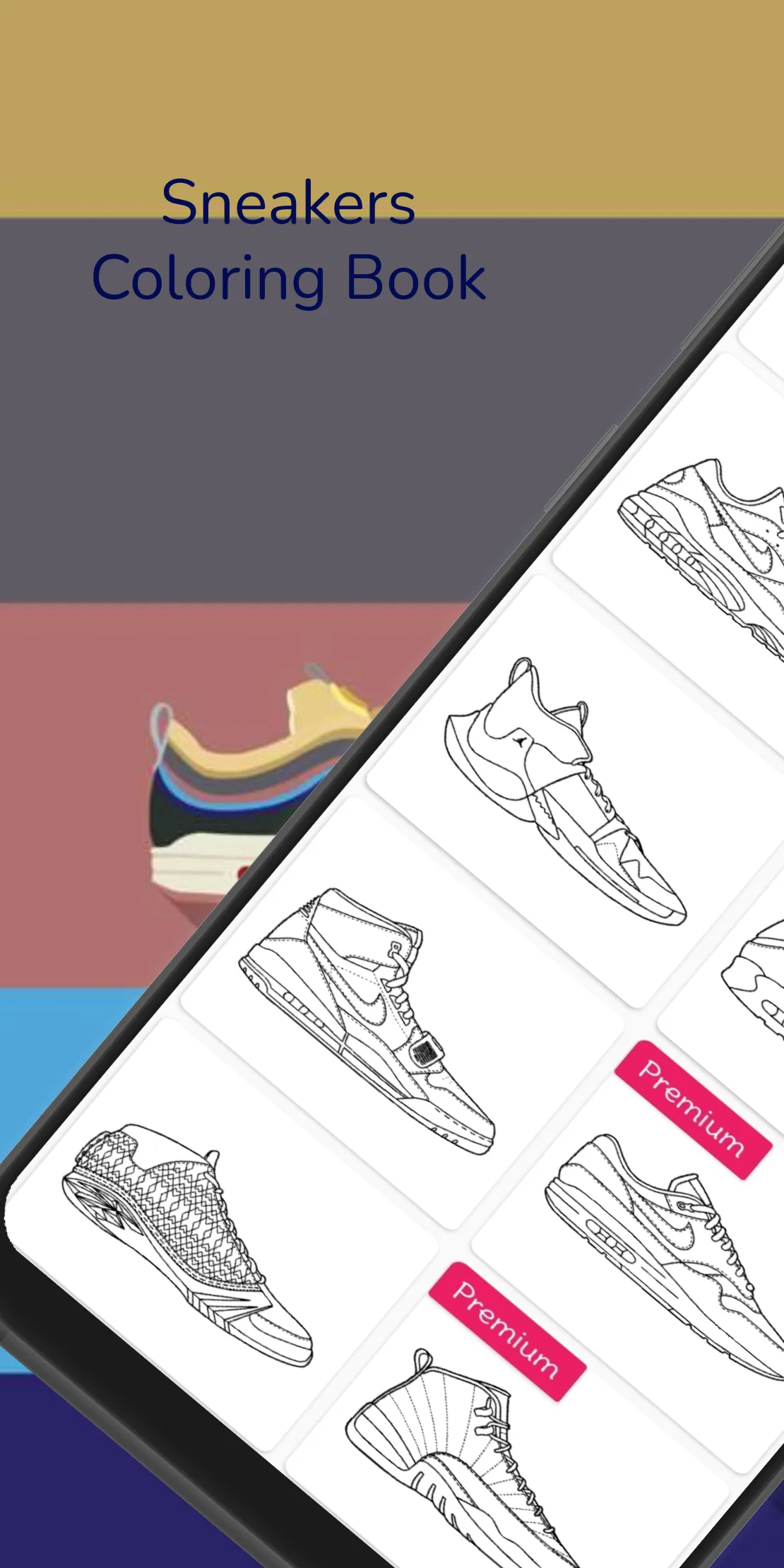 Sneakers Art Coloring Book | Indus Appstore | Screenshot