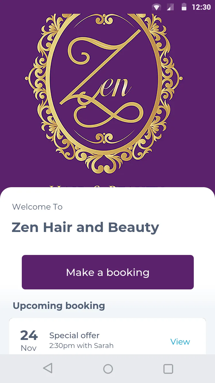 Zen Hair and Beauty | Indus Appstore | Screenshot