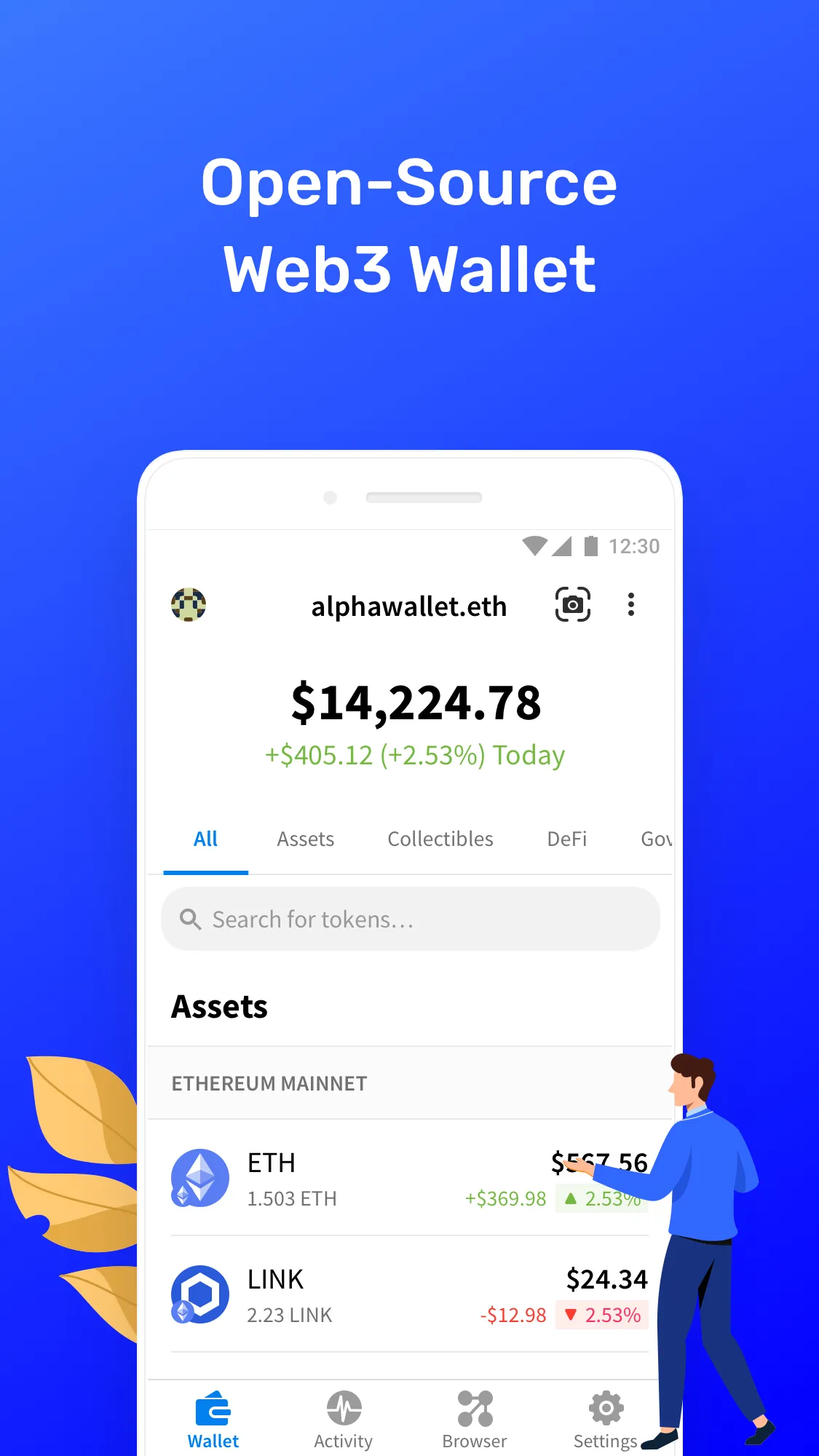 AlphaWallet - Ethereum Wallet | Indus Appstore | Screenshot