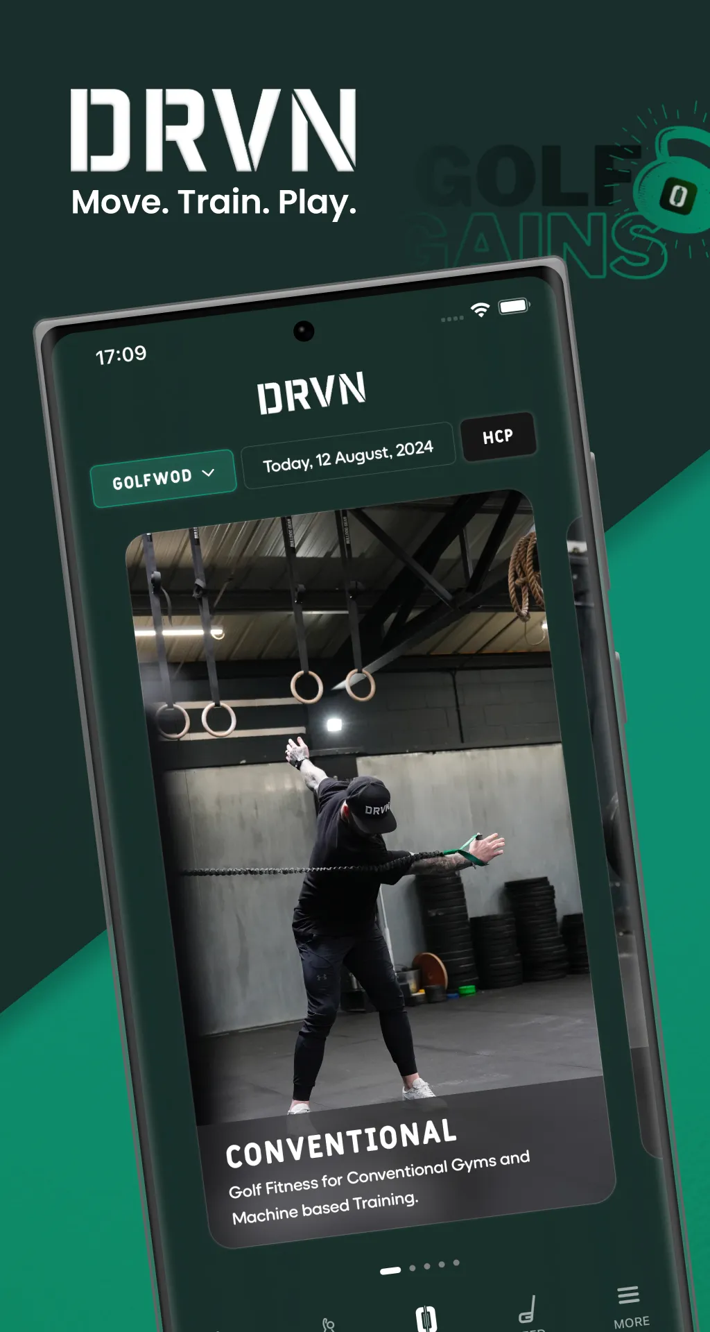 DRVN - Golf & Fitness | Indus Appstore | Screenshot