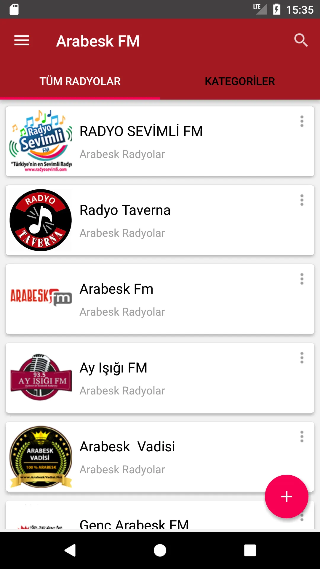 Arabesk Radyolar | Indus Appstore | Screenshot