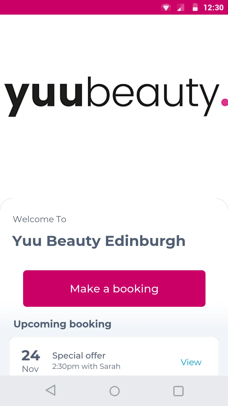 Yuu Beauty Edinburgh | Indus Appstore | Screenshot