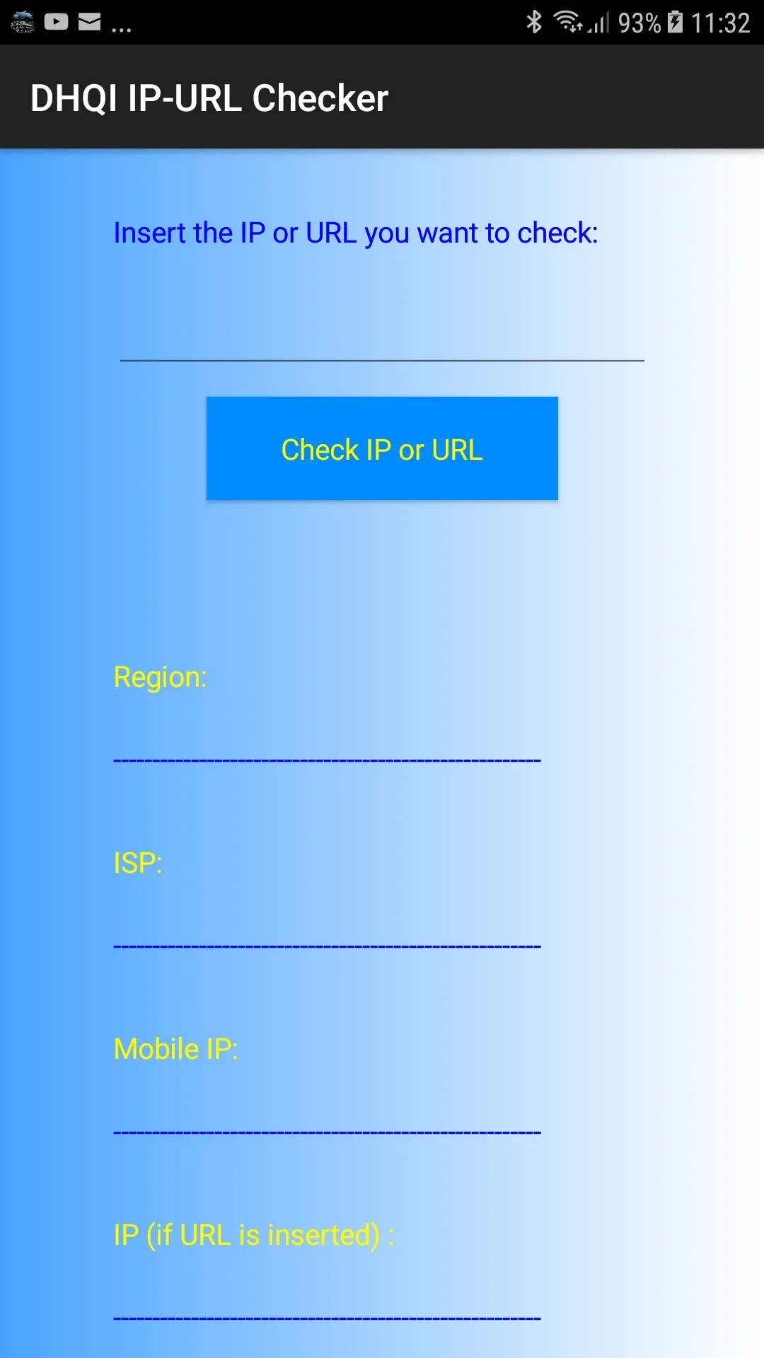 DHQI IP-URL Checker | Indus Appstore | Screenshot