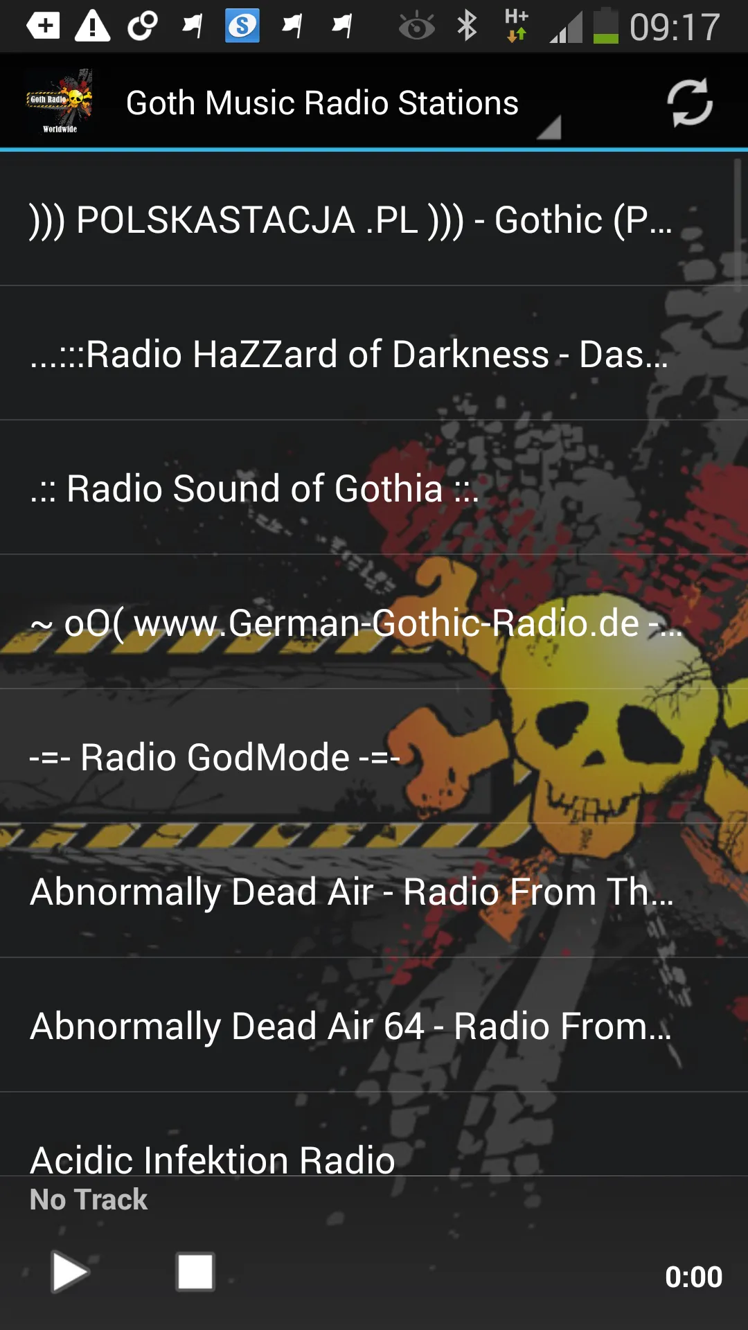 Goth Music Radio Stations | Indus Appstore | Screenshot