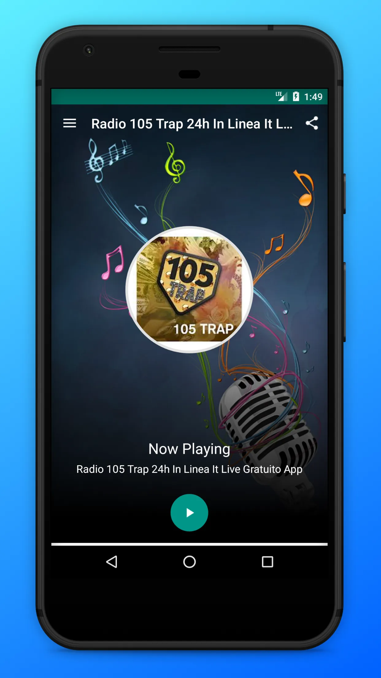 Radio 105 Trap App Italia FM | Indus Appstore | Screenshot