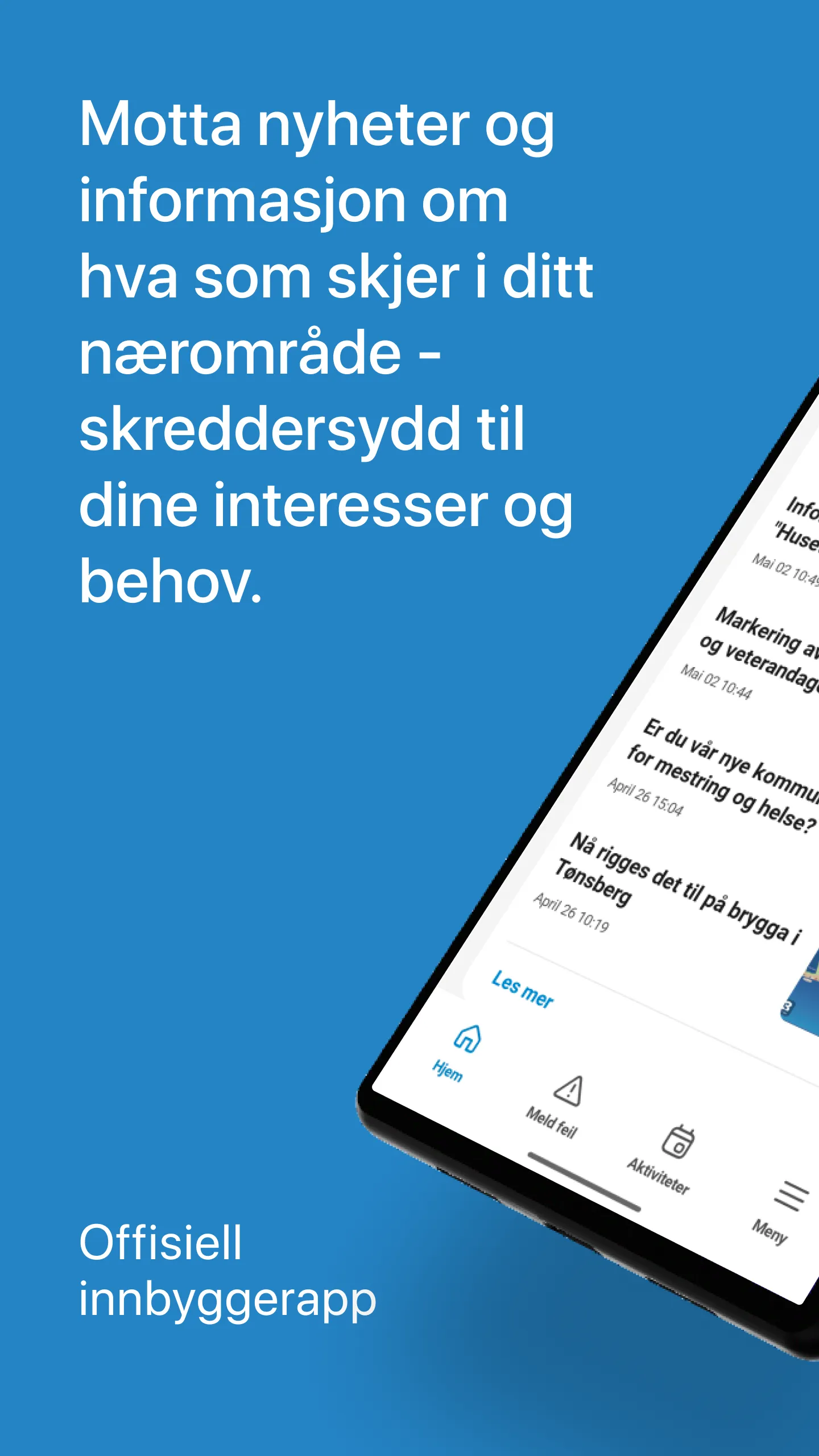 Tønsberg Innbygger | Indus Appstore | Screenshot