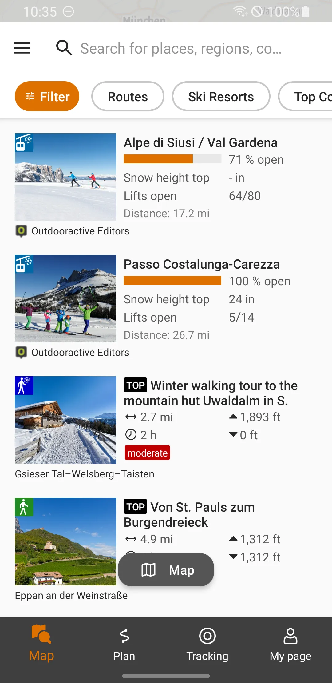 Outdoor Südtirol | Indus Appstore | Screenshot