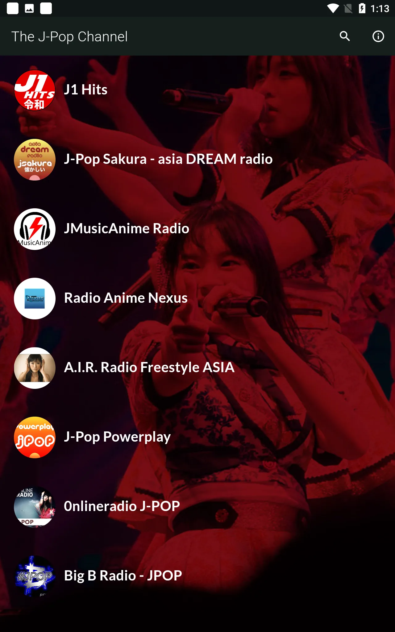 The J-Pop Channel - Radios | Indus Appstore | Screenshot