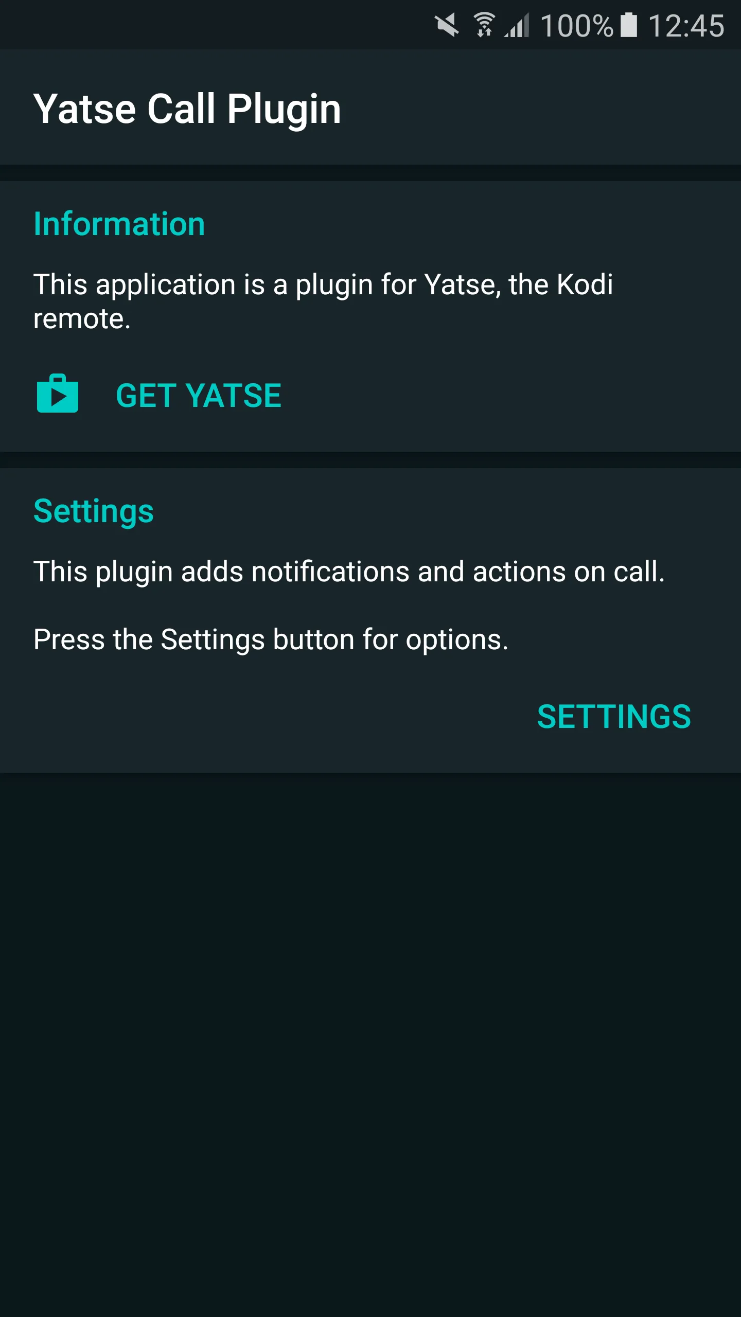 Call plugin for Yatse | Indus Appstore | Screenshot