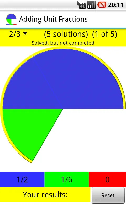 Adding unit fractions | Indus Appstore | Screenshot