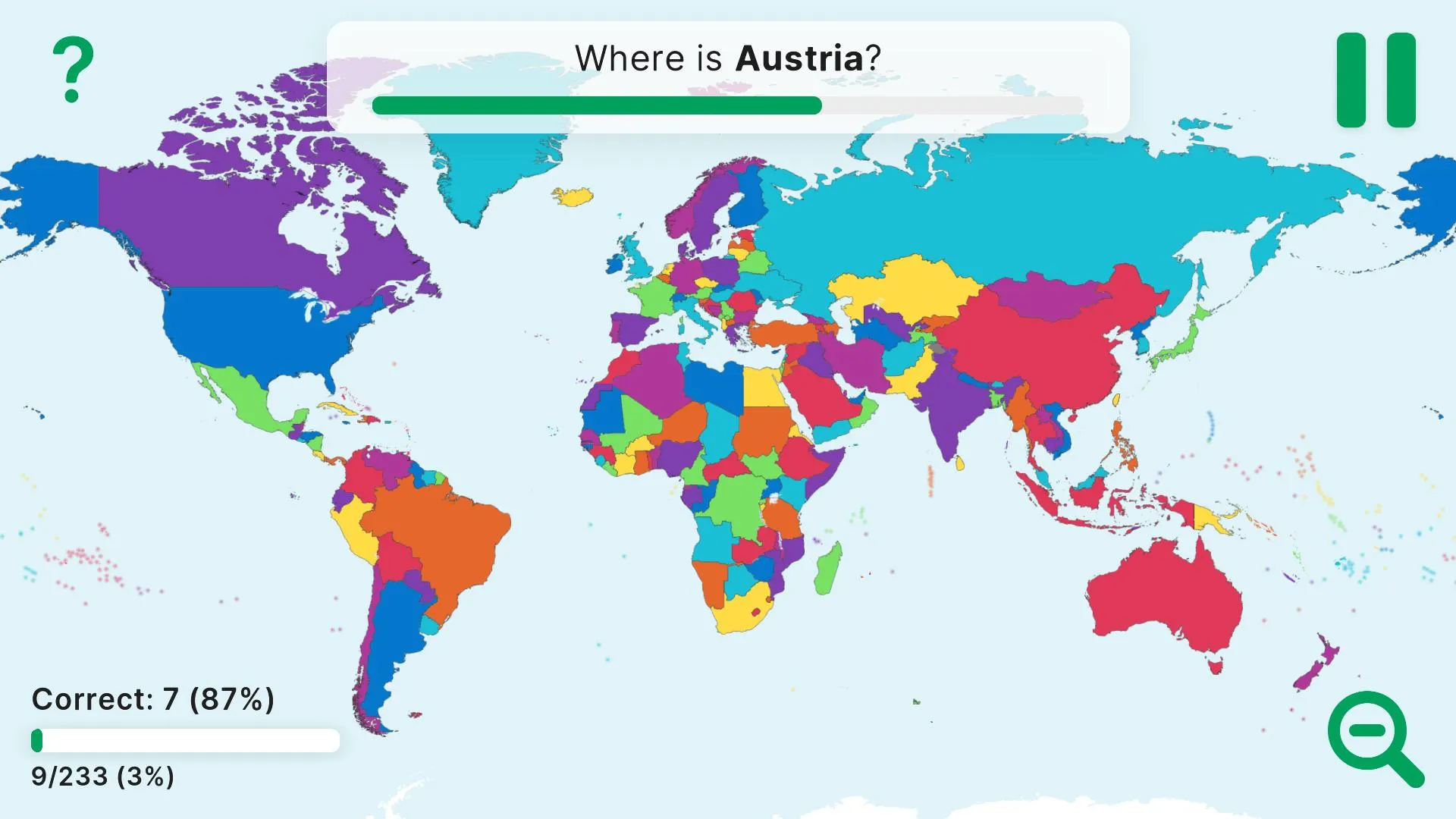 StudyGe - World Geography Quiz | Indus Appstore | Screenshot