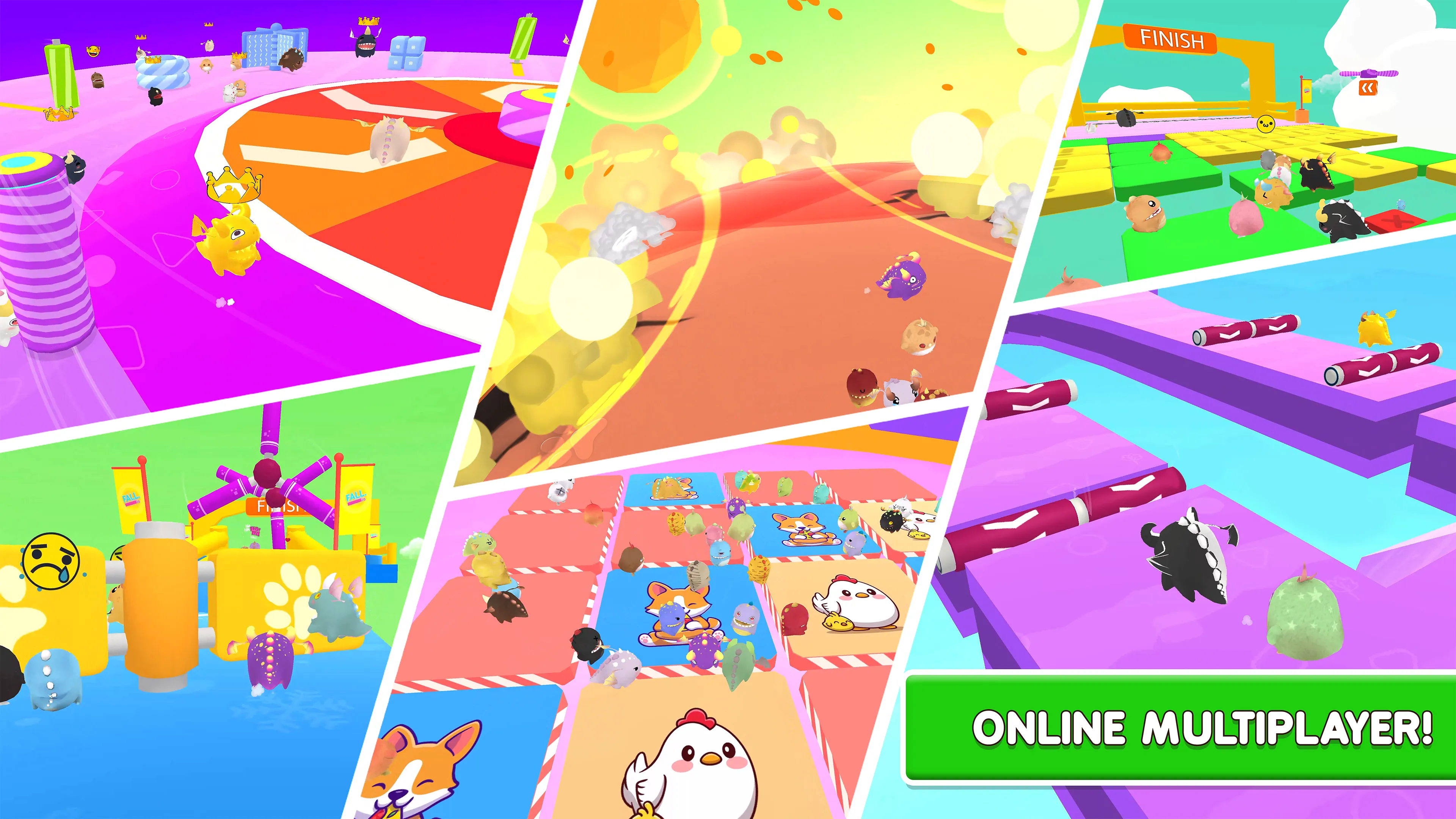 Fall.io - Race of Dino | Indus Appstore | Screenshot