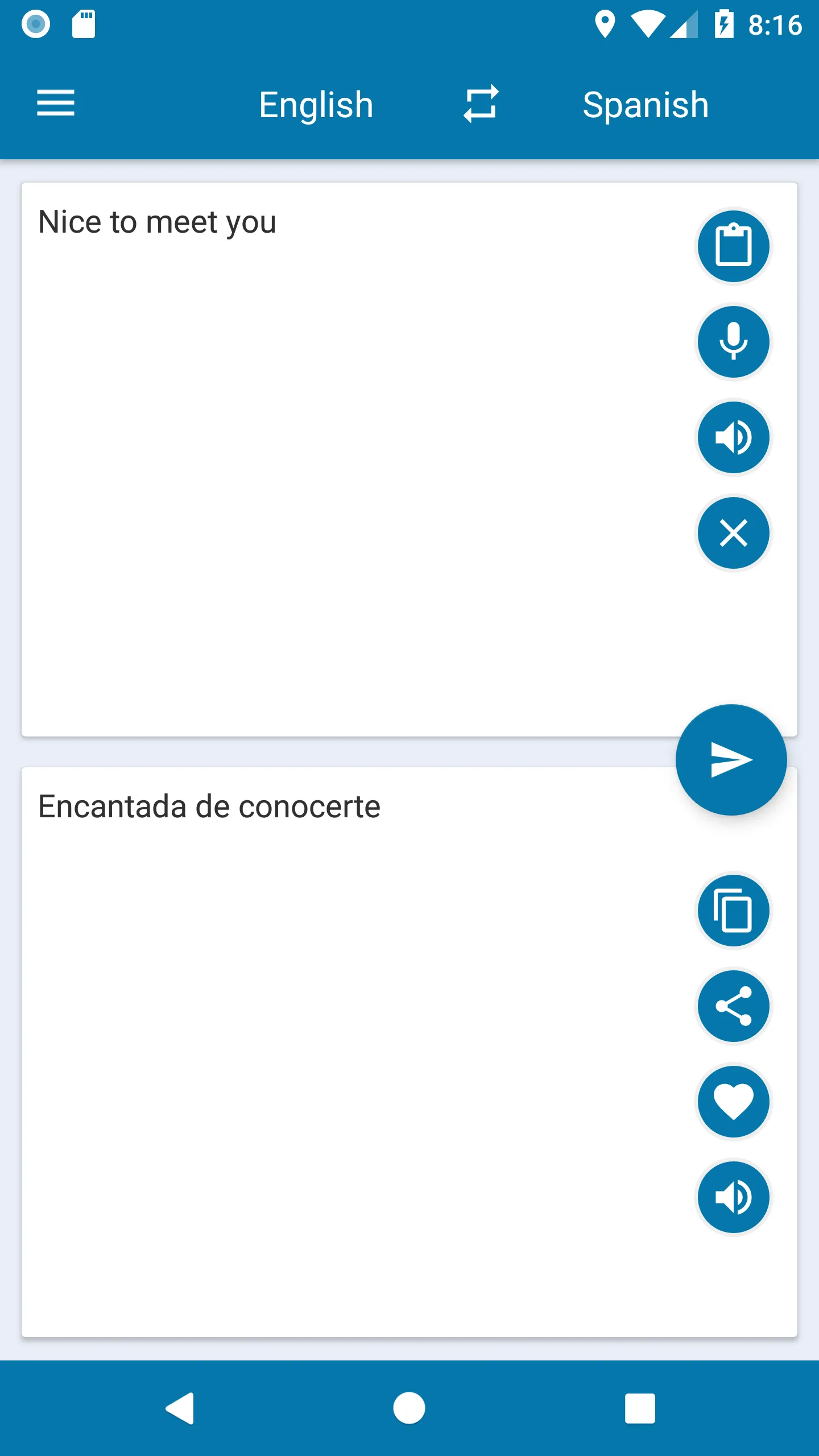 Spanish English Translation | Indus Appstore | Screenshot