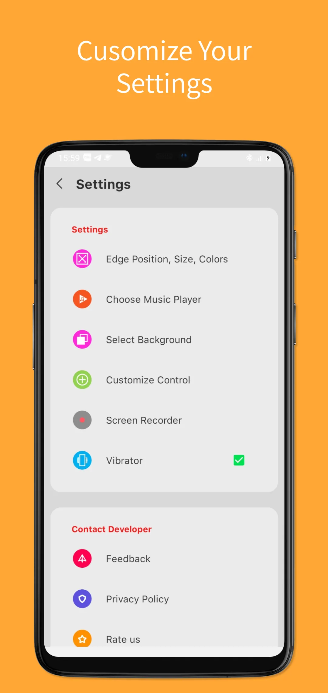iCenter OS 17: Control-Notify | Indus Appstore | Screenshot