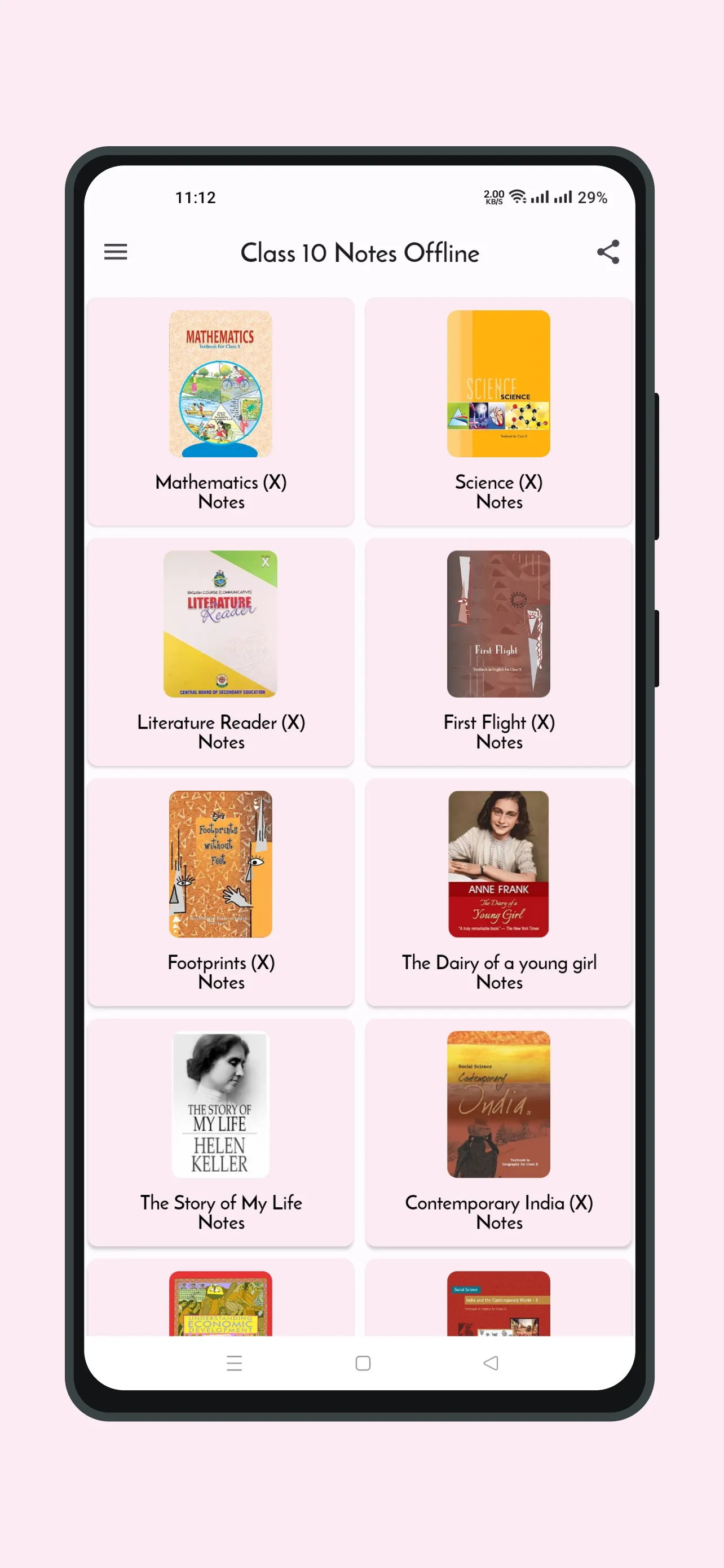 Class 10 Notes Offline | Indus Appstore | Screenshot